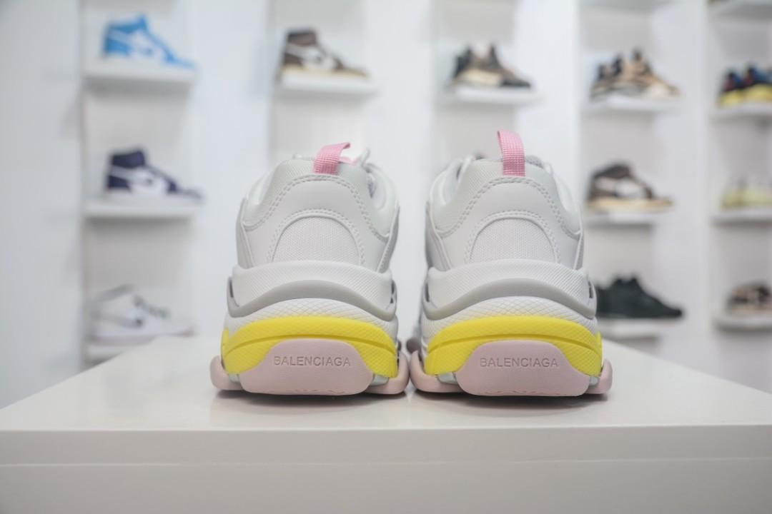 Triple s pink yellow deals