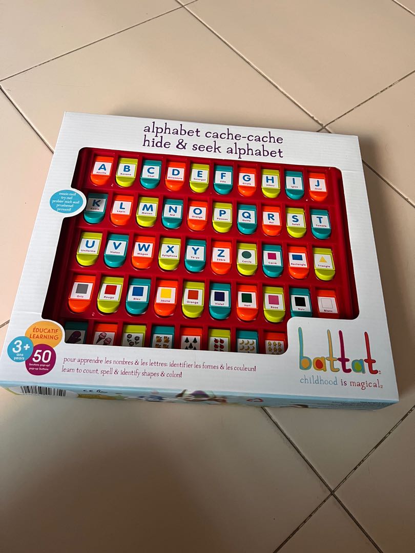 Battat hide sale and seek alphabet