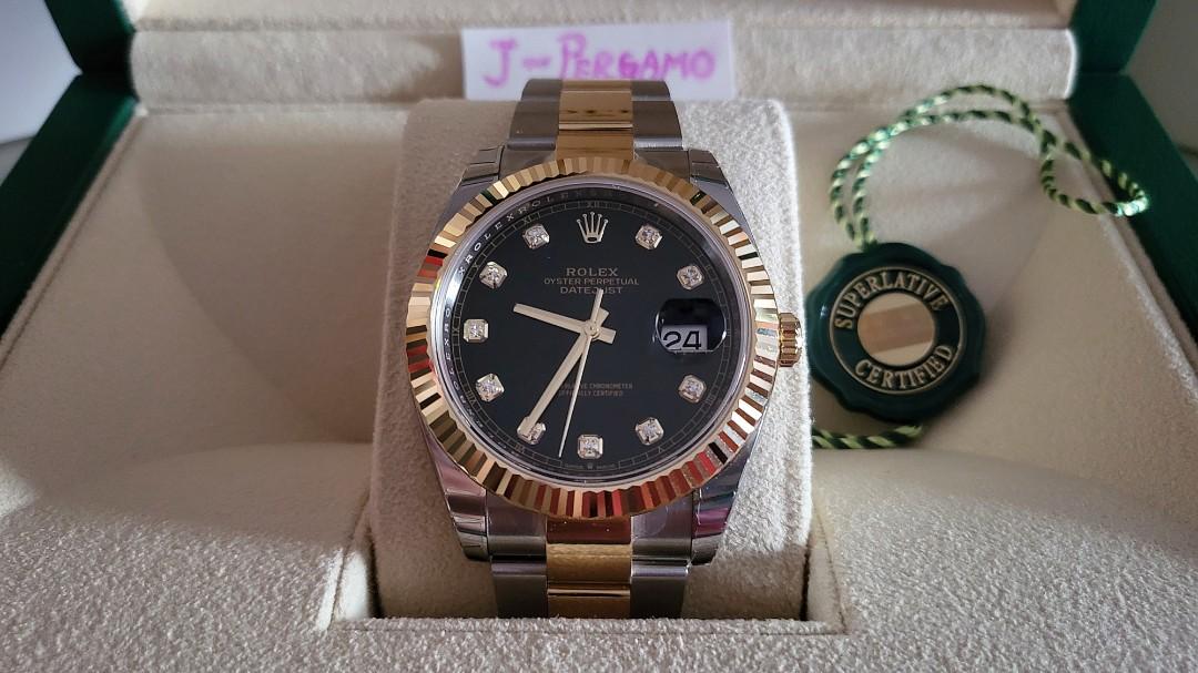 Rolex Datejust in Oystersteel and gold, M126333-0005