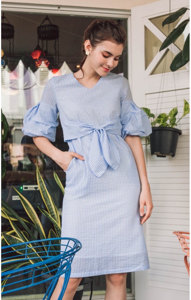 BNWT Gingham checked dress Women s Fashion Dresses Sets