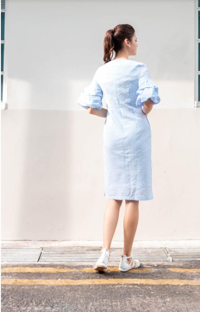 BNWT Gingham checked dress Women s Fashion Dresses Sets