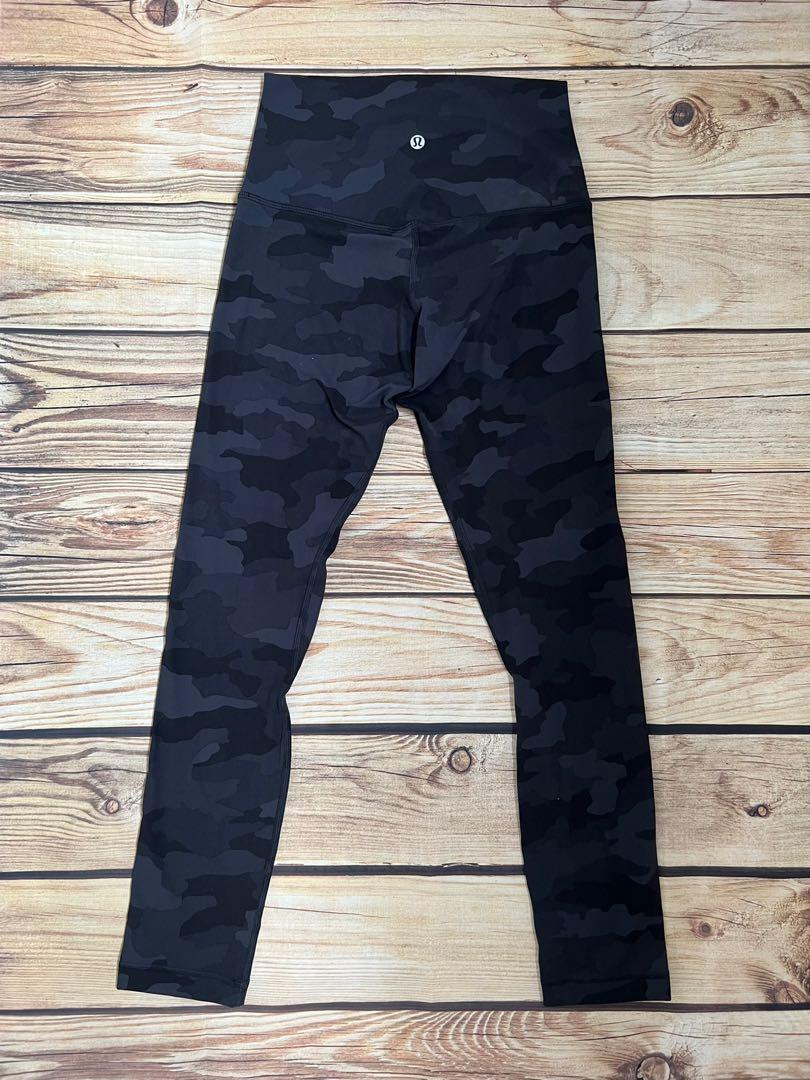 🔥 🔥 BRAND NEW AUTHENTIC Lululemon Size 4 Legging Tight Pant 25 inches Black  Camo, Women's Fashion, Activewear on Carousell