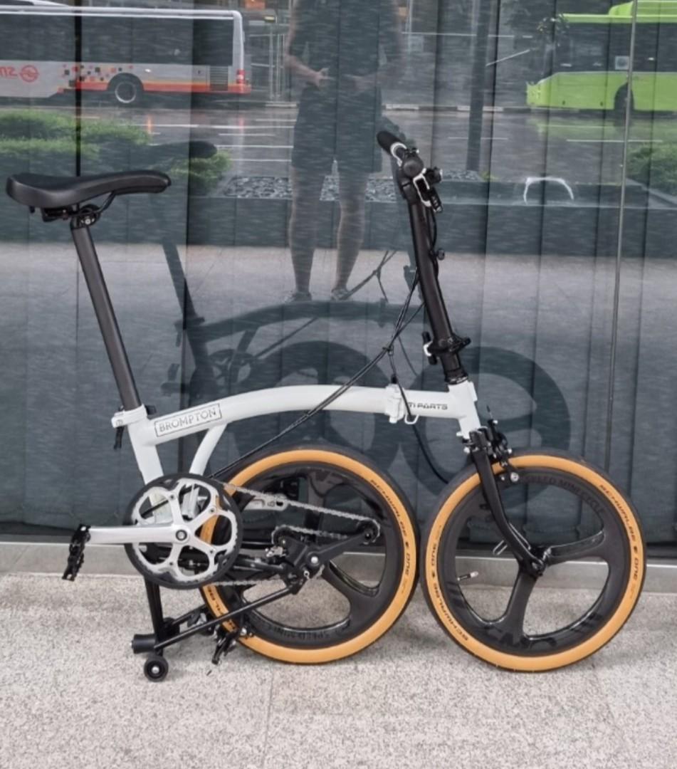 Brompton Papyrus White 2020 Sports Equipment Bicycles Parts