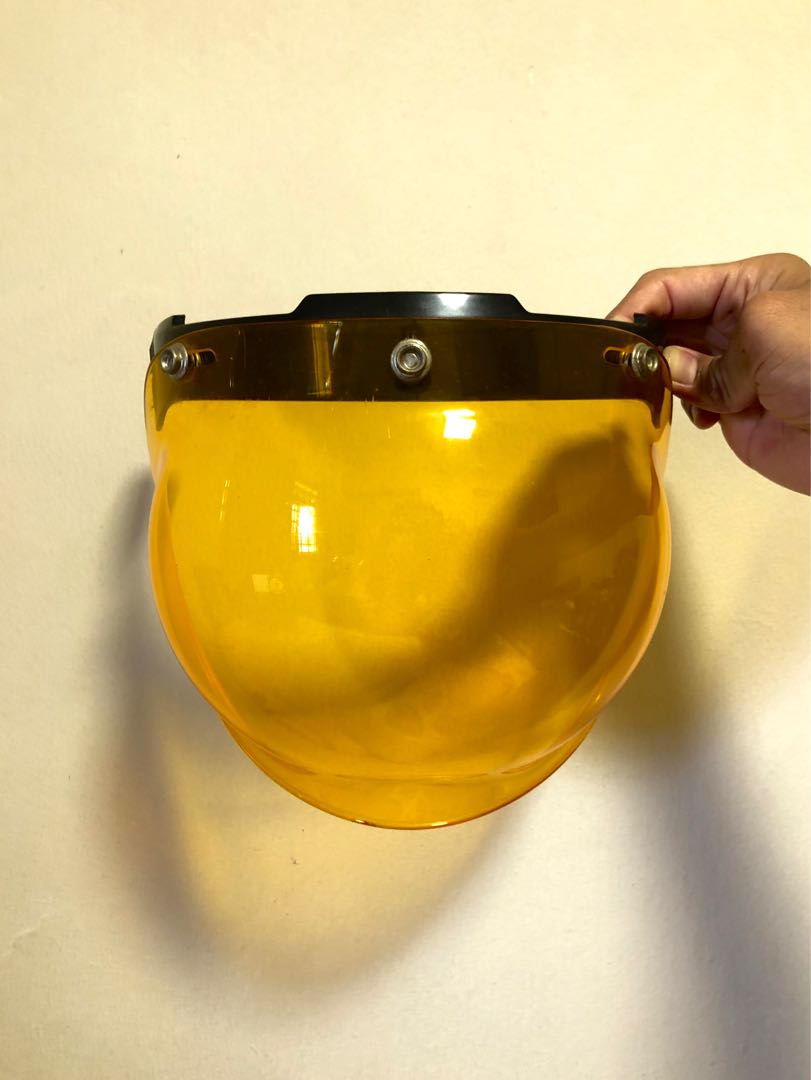 Bubble Visor, Motorcycles, Motorcycle Apparel on Carousell