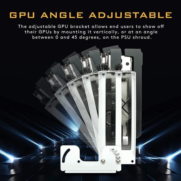 [C7091] EZDIYFAB Vertical Graphics Card Holder Bracket Support with