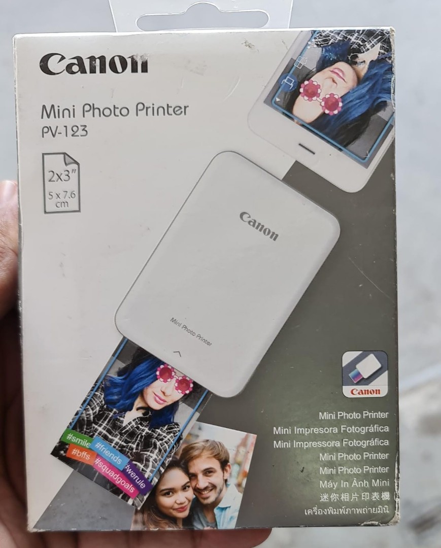 Canon mini photo printer PV123, Photography, Photography Accessories
