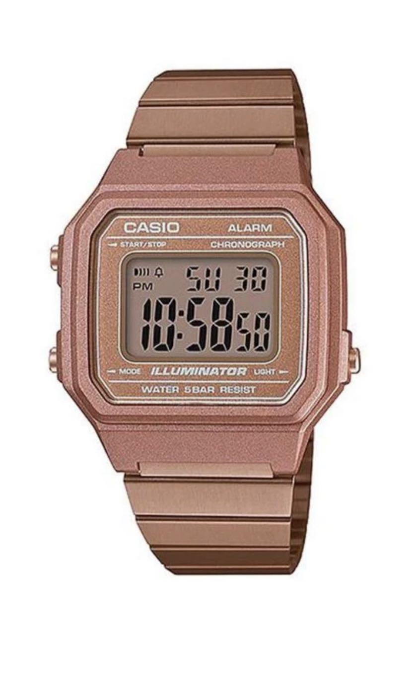 Casio rose gold watch