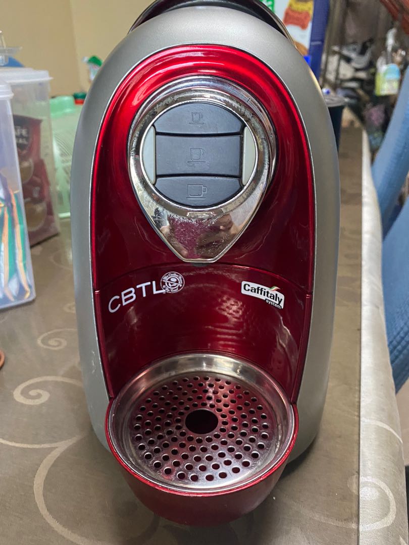 CBTL Caffitaly espresso machine with CBTL milk frother, TV & Home