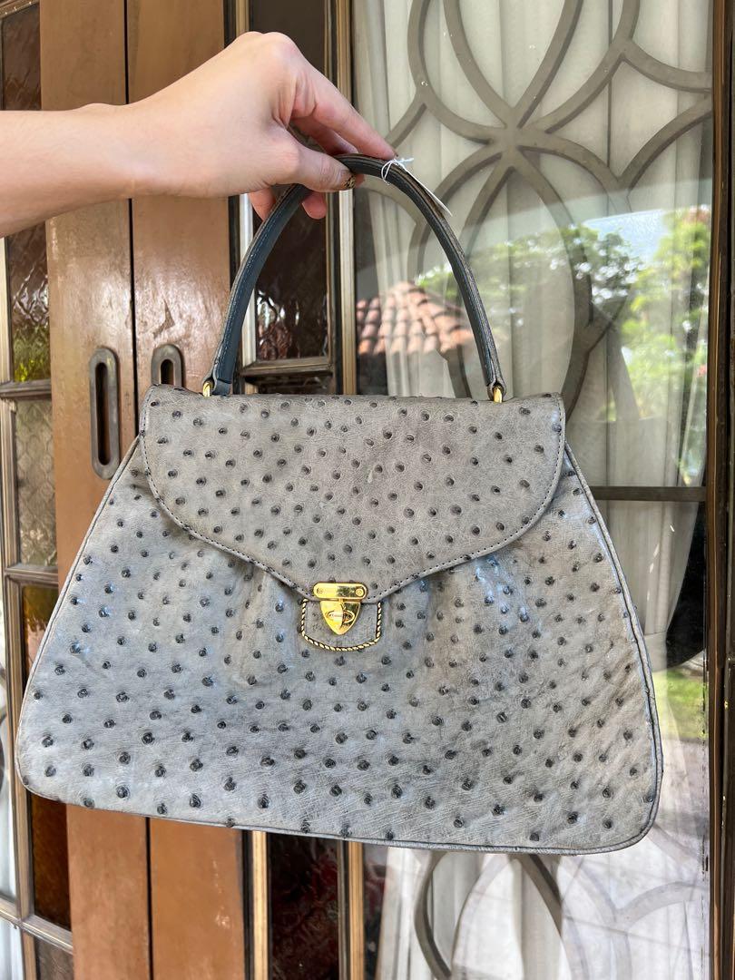 Classic ostrich handbag, Luxury, Bags & Wallets on Carousell