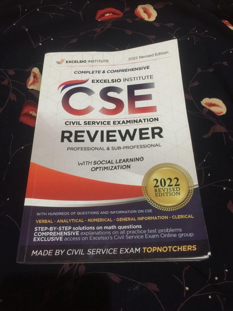 CSC REVIEWER 2022 REVISED EDITION, Hobbies & Toys, Books & Magazines