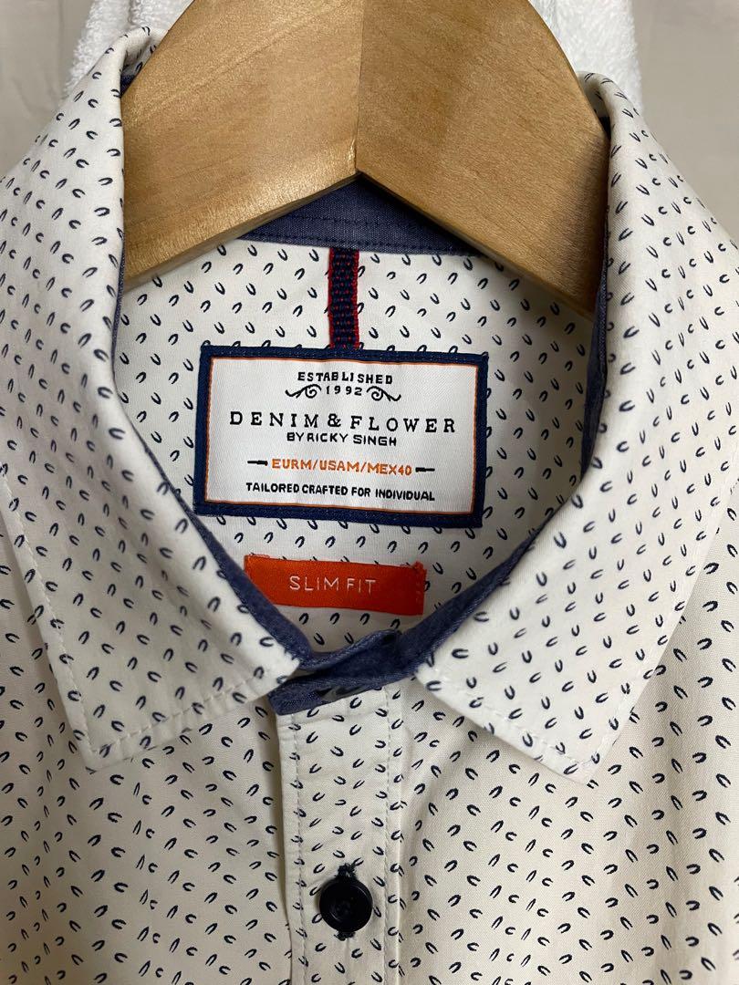 Denim and clearance flower polo