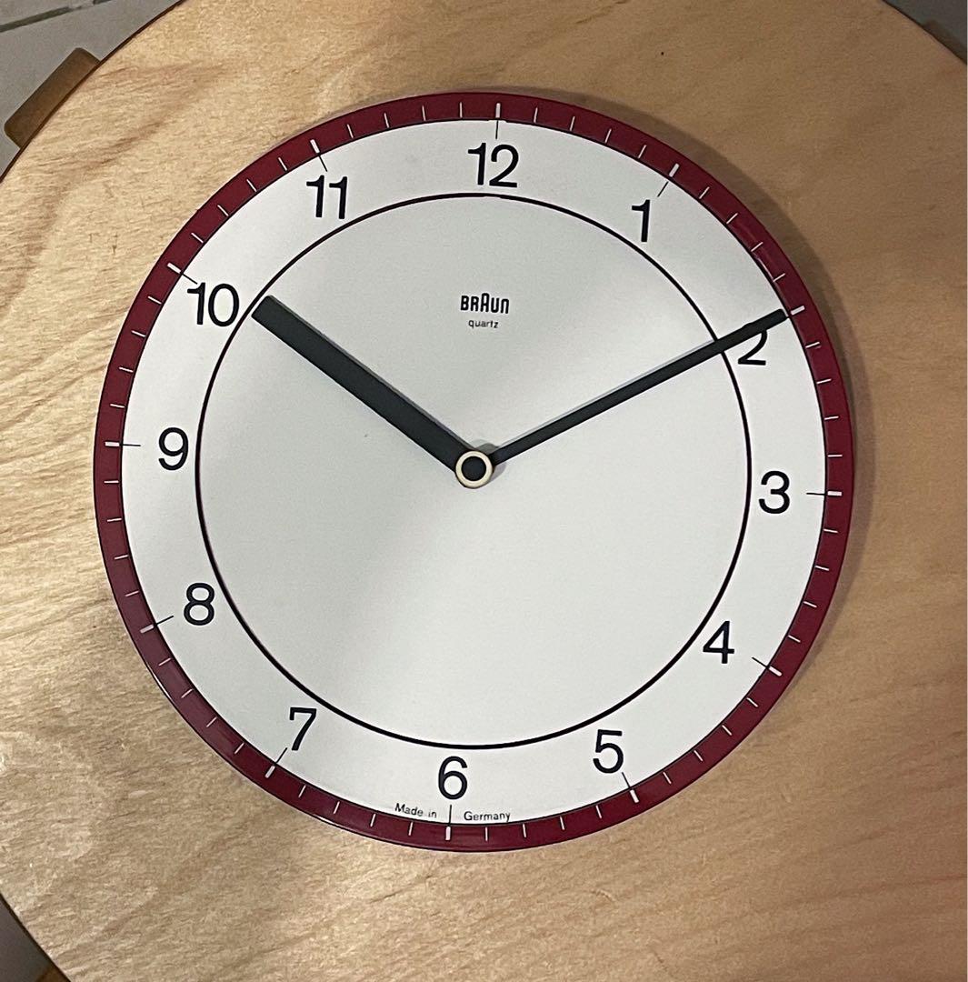Dieter Rams Braun Clock, 傢俬＆家居, 家居裝飾, 時鐘 Carousell