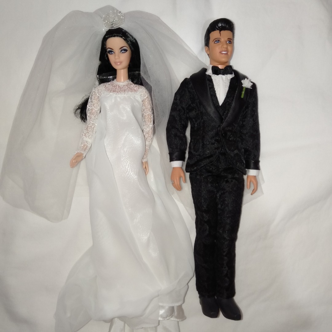 Elvis & Priscilla Barbie Dolls, Hobbies & Toys, Toys & Games on Carousell