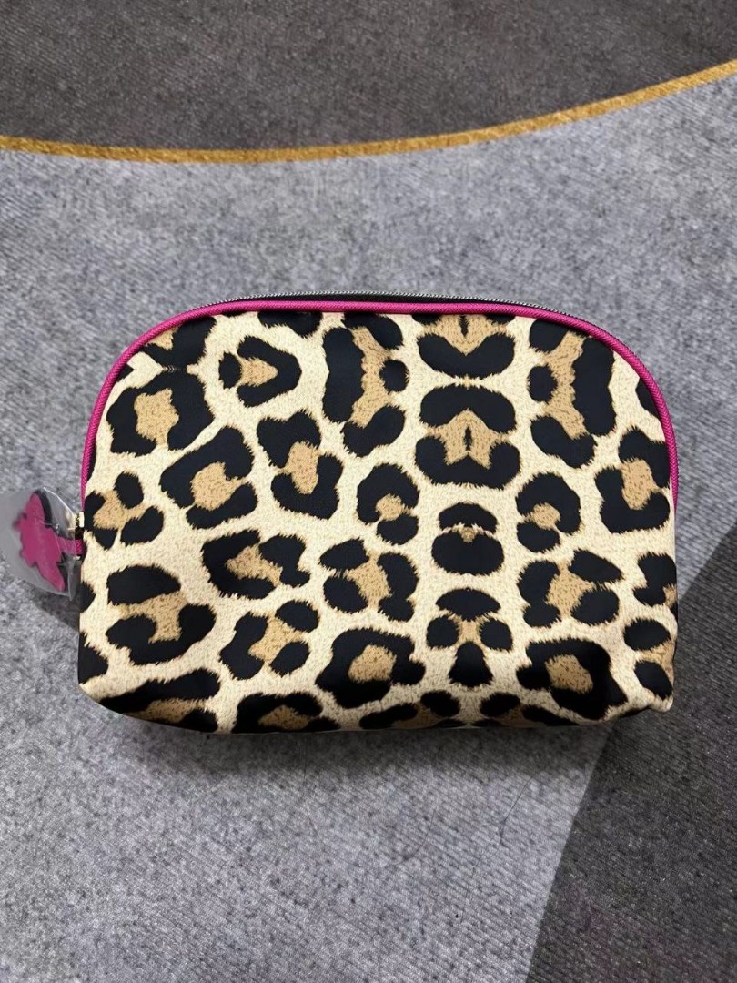 Estee lauder leopard shop makeup bag