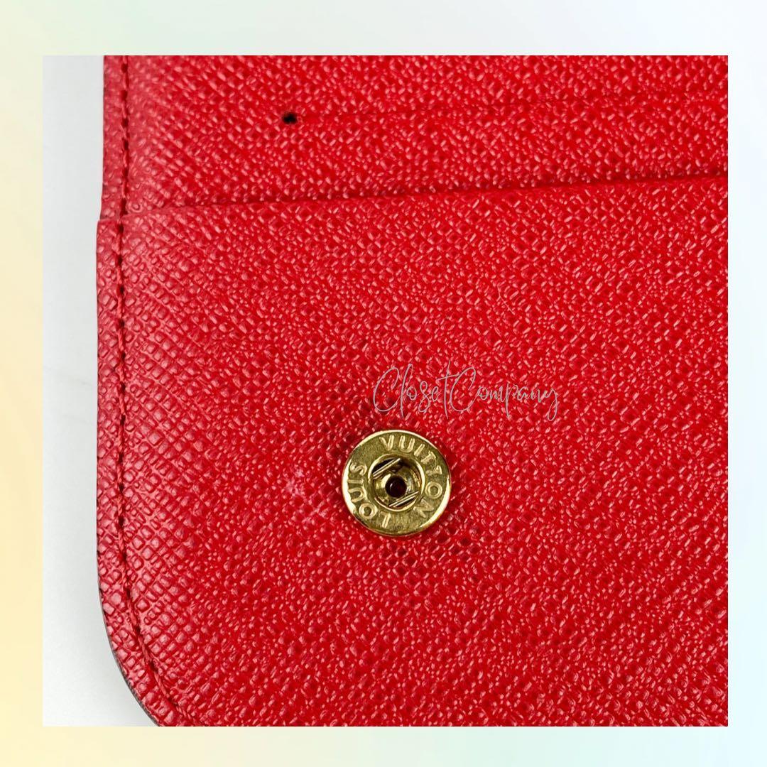 Louis Vuitton Insolite Wallet in Monogram Canvas and Red Interior (Date Code:  CA4058)