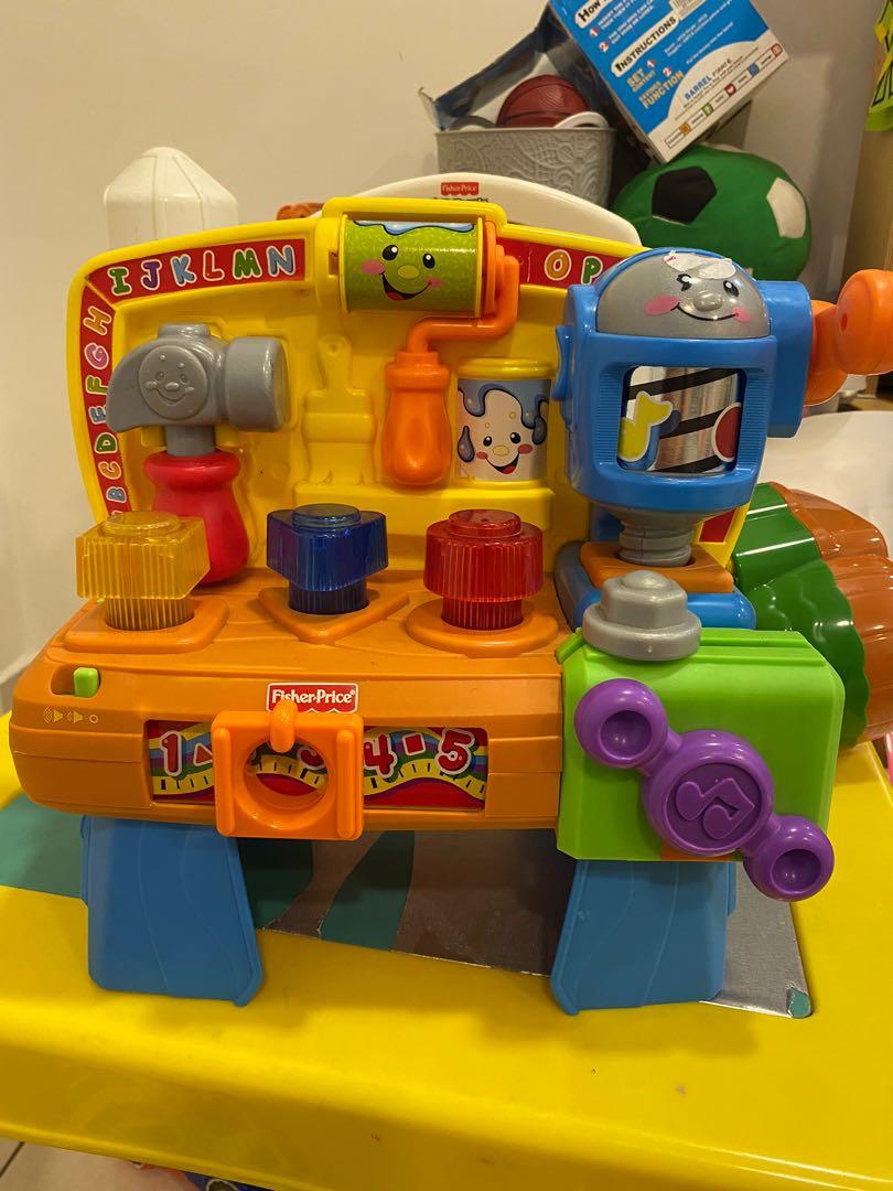 Fisher price laugh new arrivals and learn workbench