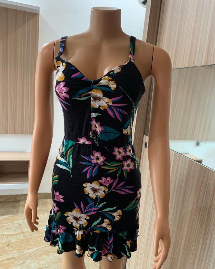 Floral Mini Dress Asos Bodycon Flower 