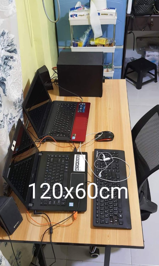 Folding/Computer/Space saver Table, Furniture & Home Living, Office ...