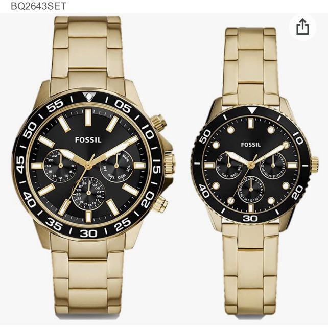 Fossil Multifunction Gold tone Stainless Steel Womens Watch
