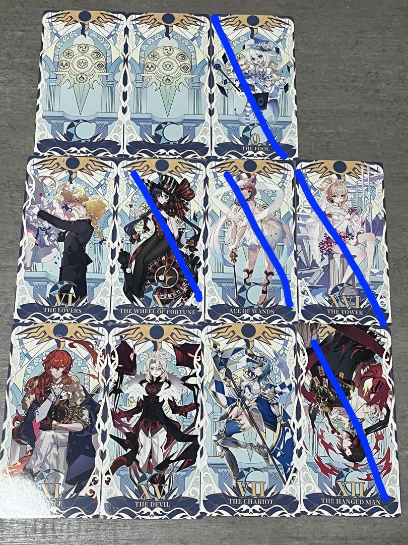 genshin tarot cards, Hobbies & Toys, Memorabilia & Collectibles, Fan  Merchandise on Carousell