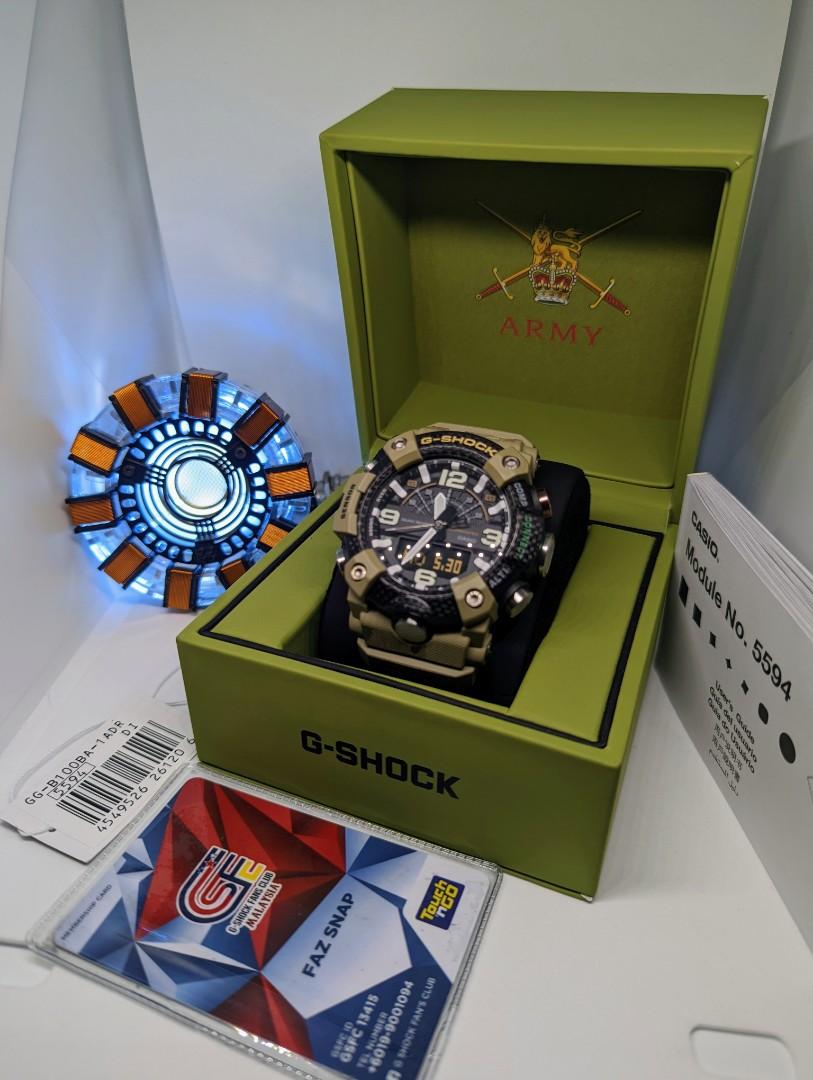 G Shock GGB100BA Mudmaster British Army Men s Fashion Watches Accessories Watches on Carousell