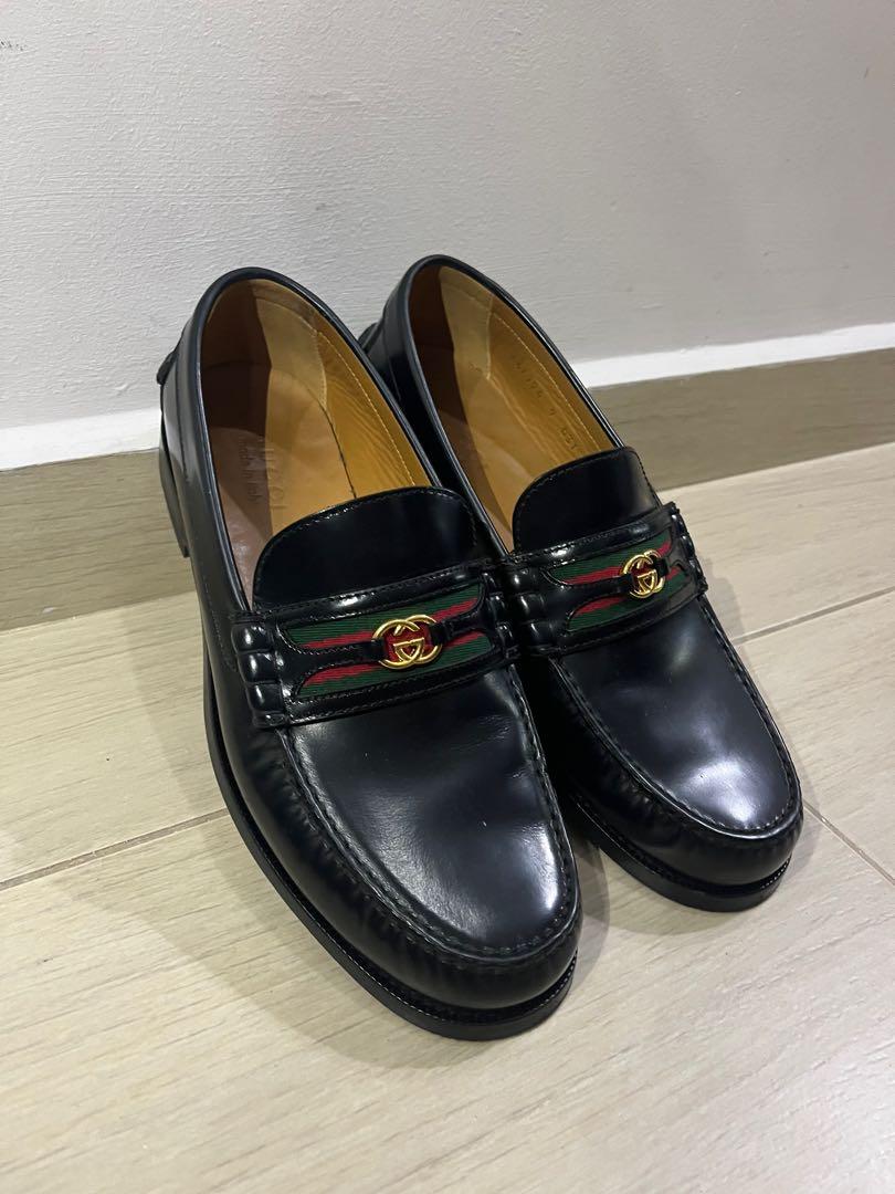 Gucci Loafer with Interlocking G (original), Men's Fashion, Footwear