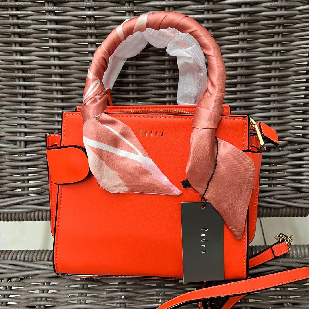 Pedro twill indisponible trimmed top handle bag