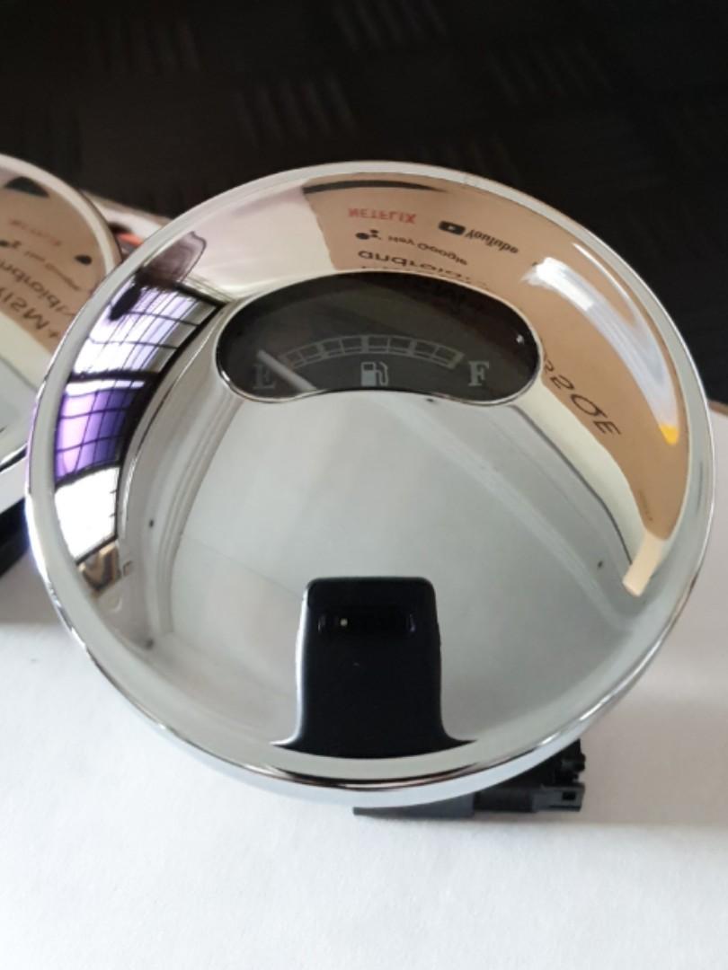 Harley Davidson Chrome fuel cap and gauge, Motorcycles, Motorcycle
