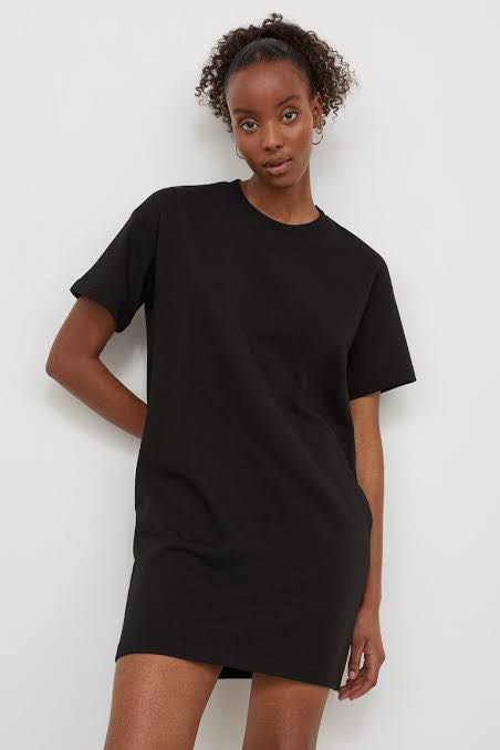 H M black t shirt dress Women s Fashion Dresses Sets Dresses