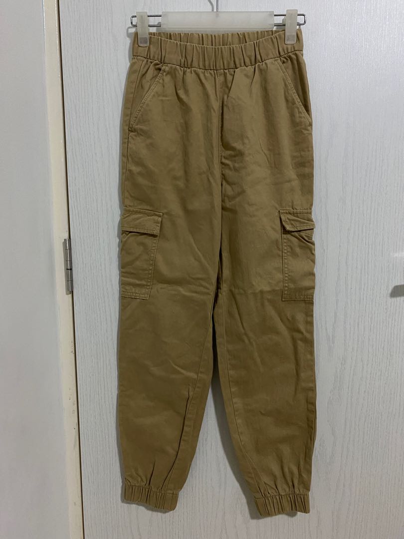 h\u0026m khaki cargo pants, Women's Fashion 