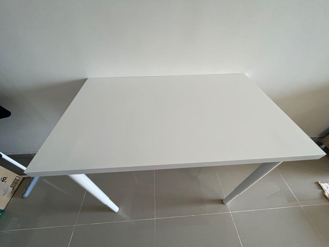 Ikea Desk Adjustable Legs, Furniture & Home Living, Furniture, Tables