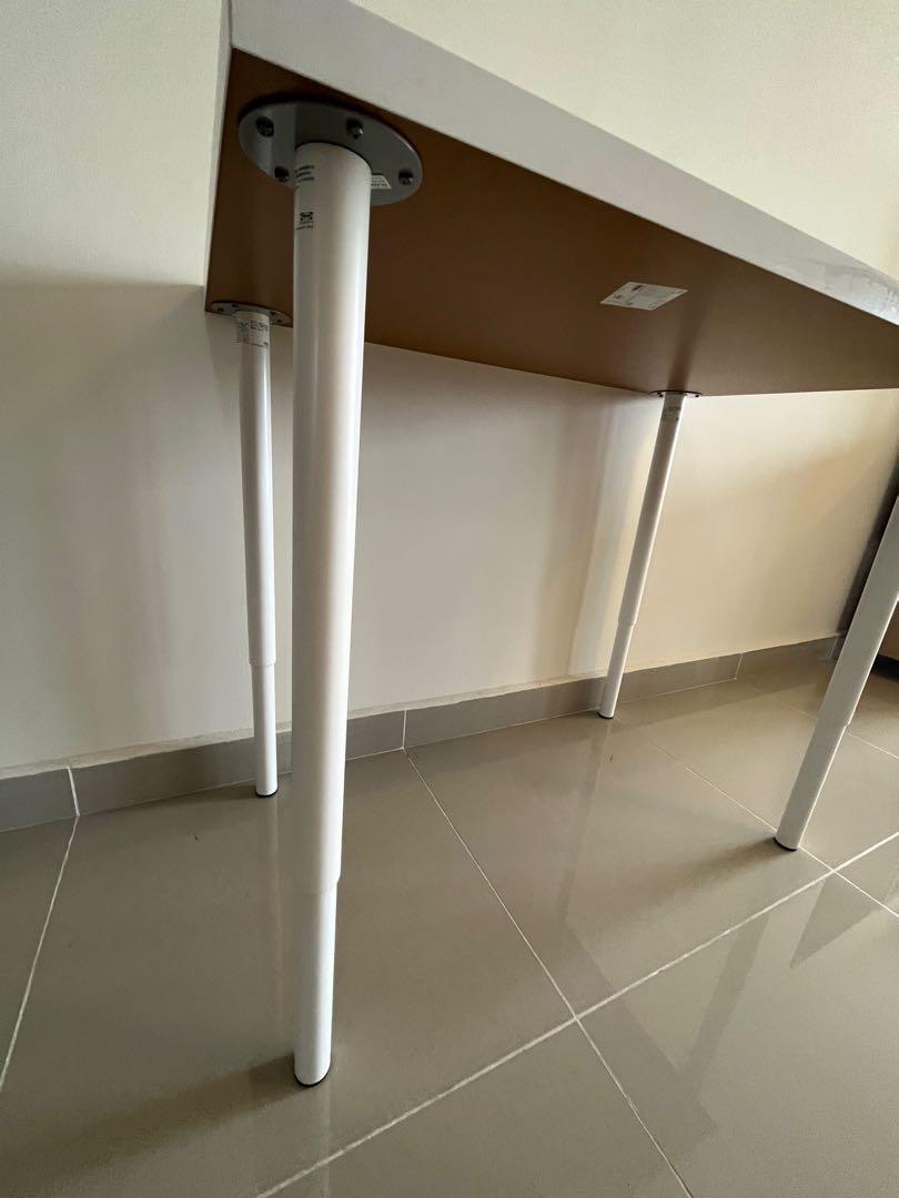 Ikea Desk Adjustable Legs, Furniture & Home Living, Furniture, Tables