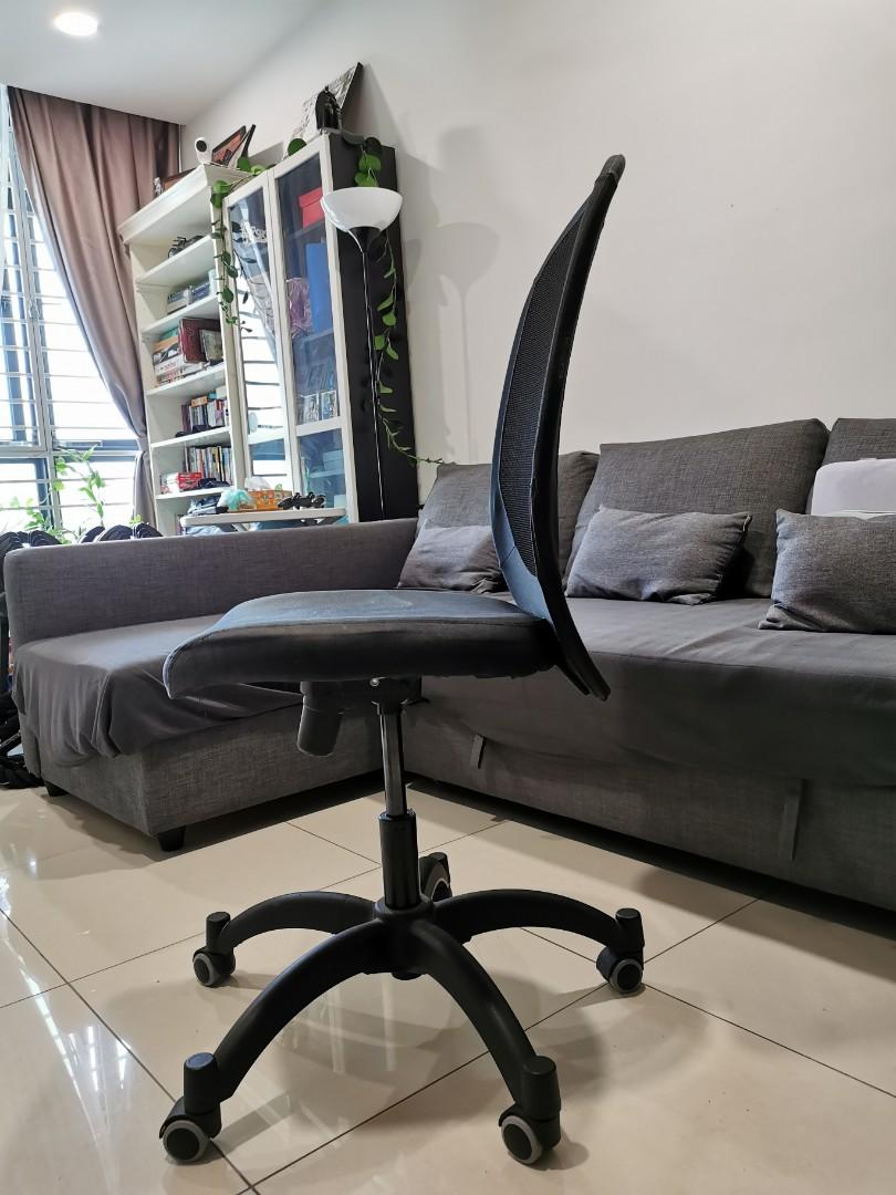 IKEA Office Chair (Vilgot), Furniture & Home Living, Furniture, Chairs on Carousell