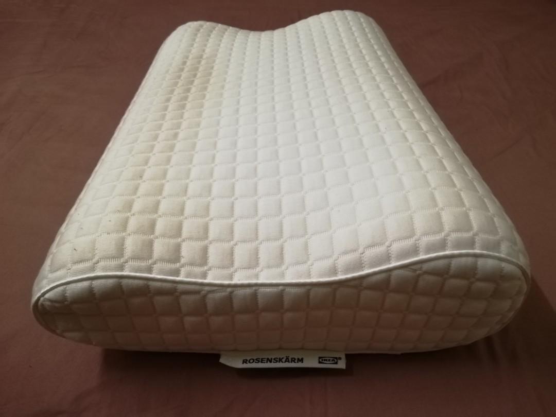 Ikea Rosenskarm Ergonomic Memory Form Pillow, Furniture & Home Living
