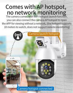 IP Cam CCTV Wireless Wifi Monitor 1080p HD IP Camera Dual Lens Waterproof