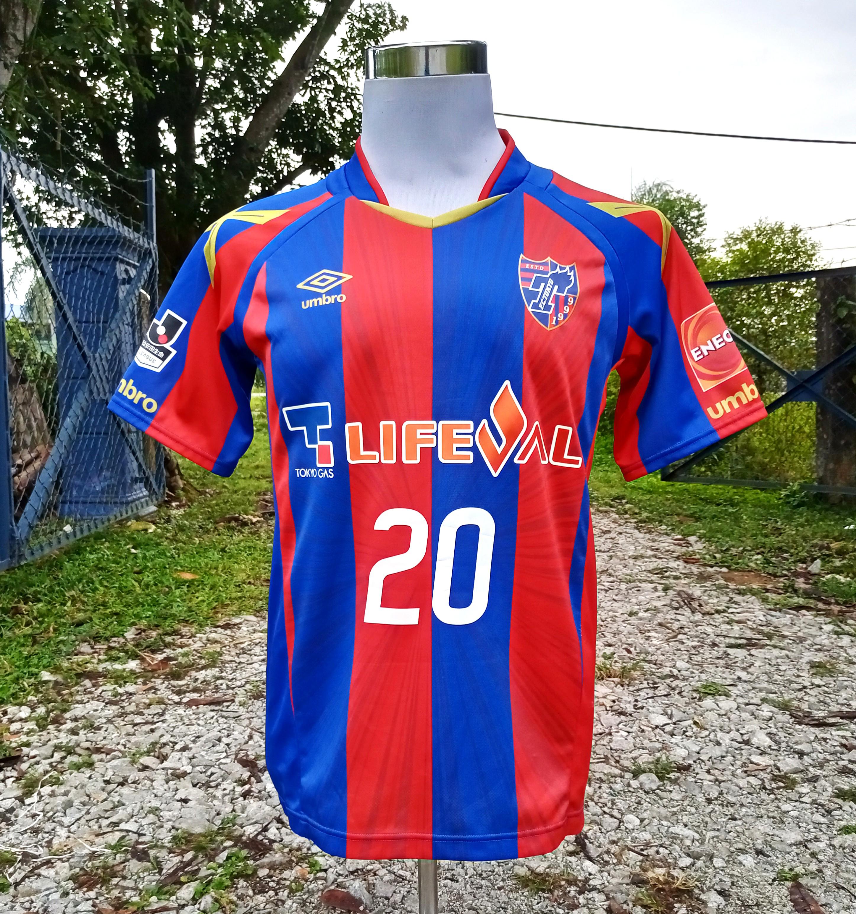 SALE! FC Tokyo Jersey Shirt 100% Original Size M-L 2016 Home J-League