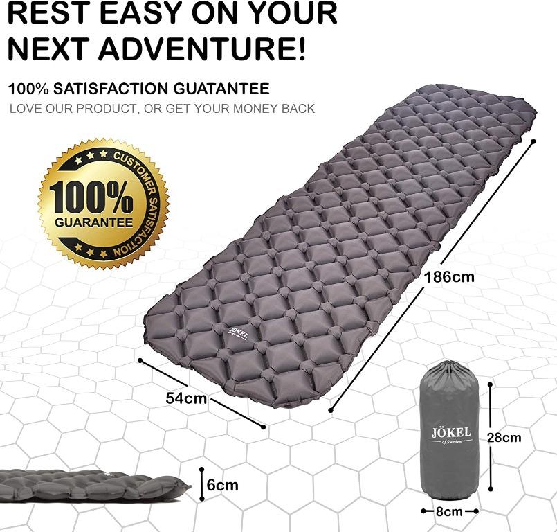 J KEL Sleeping Mat Ultralight Inflatable Camping Mattress