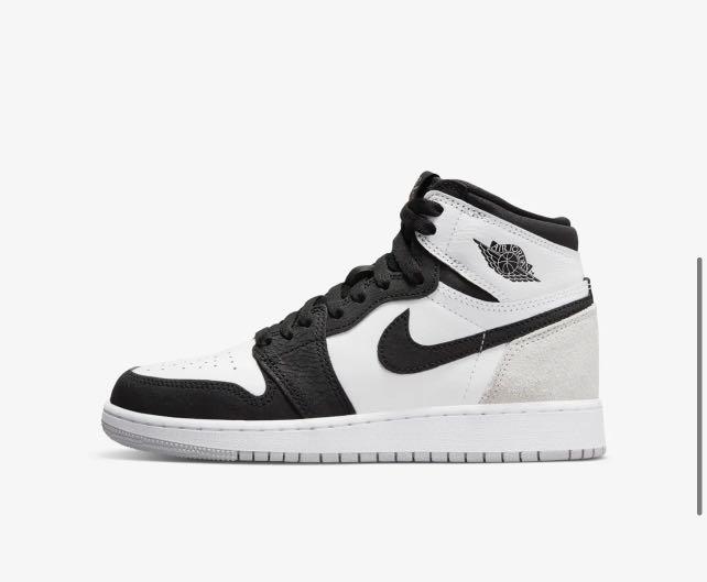 Nike Jordan 1 high og gs bleached coral / black / white, Women's