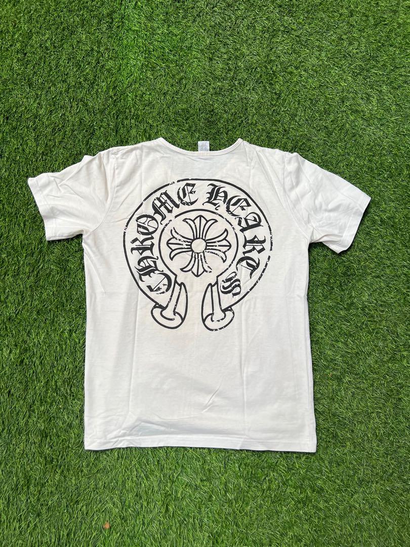 Kaos Chrome hearts t shirt, Fesyen Pria 