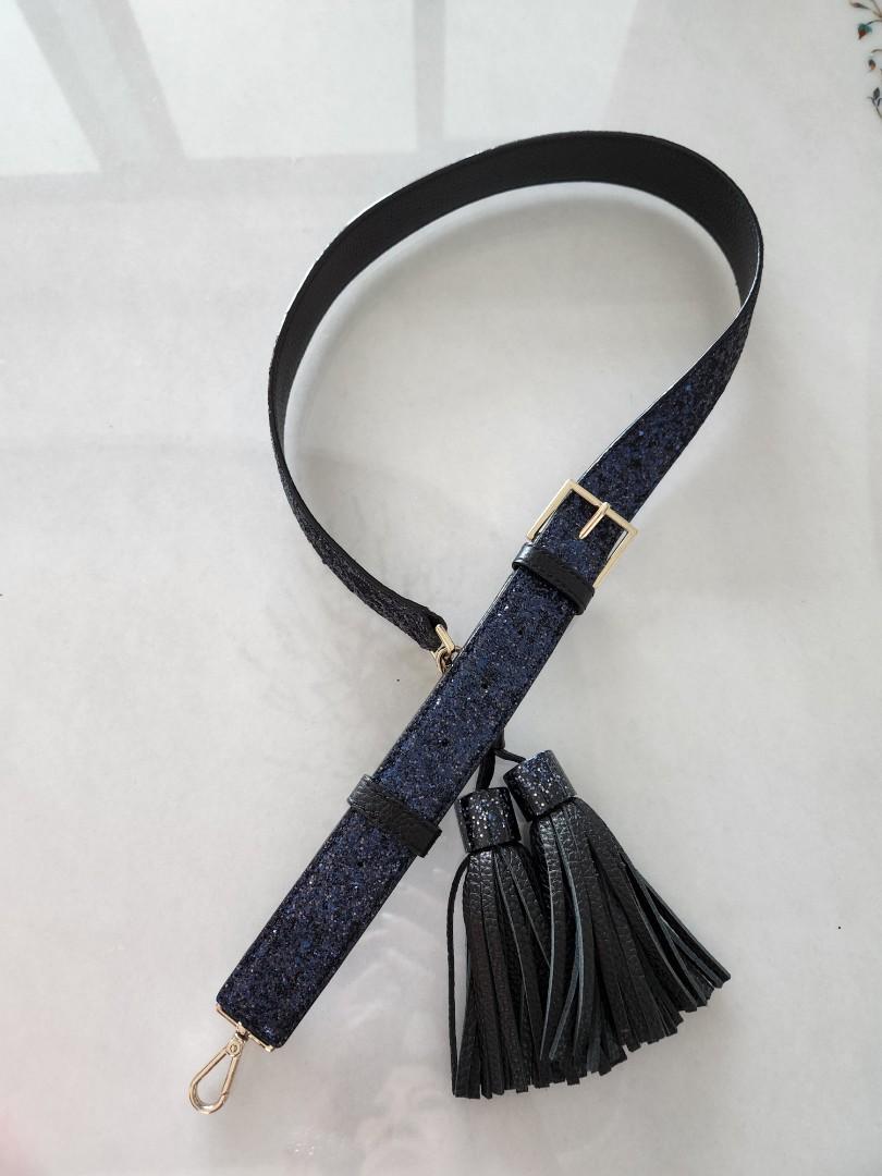 Kate Spade leather bag strap with tassels Women s Fashion Bags