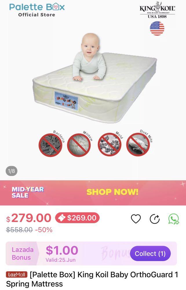 King koil baby mattress