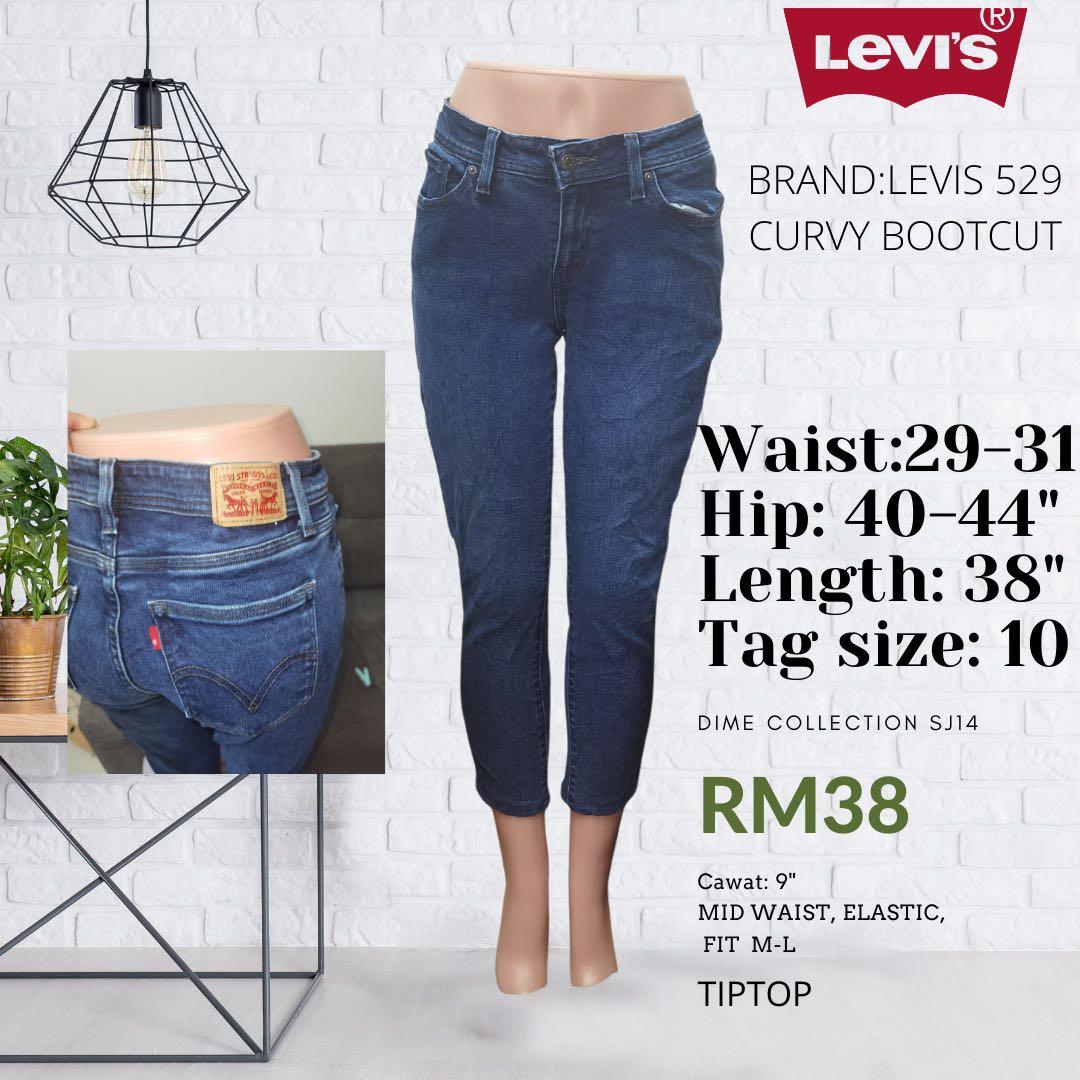 LEVIS 529 CURVY BOOTCUT LADIES JEANS, Women's Fashion, Bottoms, Jeans &  Leggings on Carousell