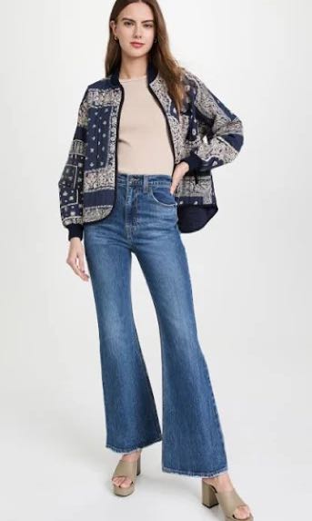 Levi's high rise kick flare jeans w/ 2 
