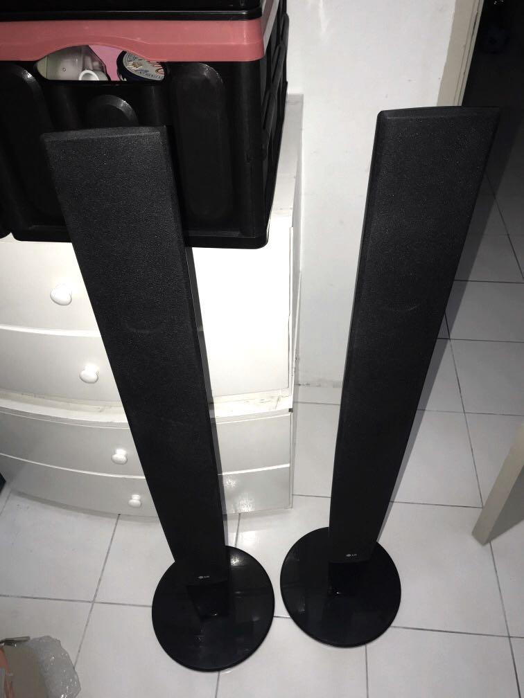LG Home Cinema Floor Standing Speakers sh53ph (wires included), Audio