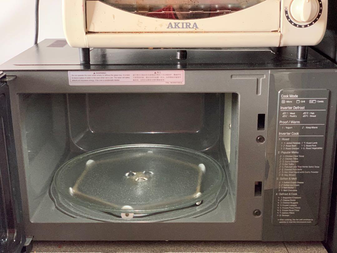 LG Smart Inverter MH6565DIS (25L) Microwave Oven Black, TV & Home