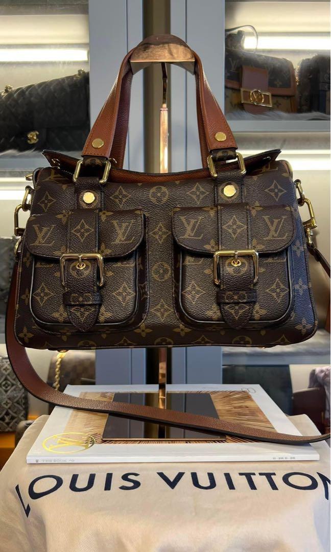 LV Manhattan GM Shoulder Bag (100% authentic), Luxury, Bags & Wallets on  Carousell