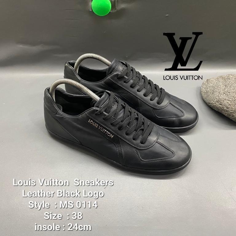 Louis Vittons Black Shoes Model MS 0114 Size 9 Sneakers Runners Dress 