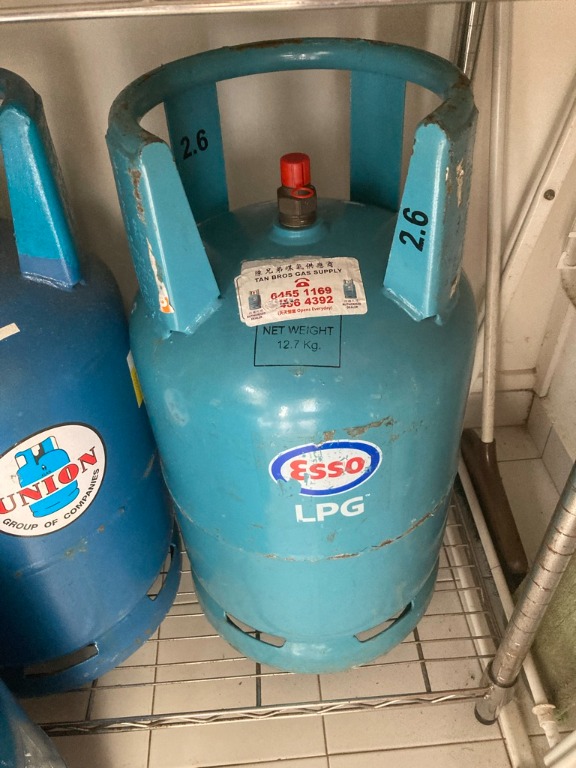 LPG gas containers (one full), TV & Home Appliances, Kitchen Appliances