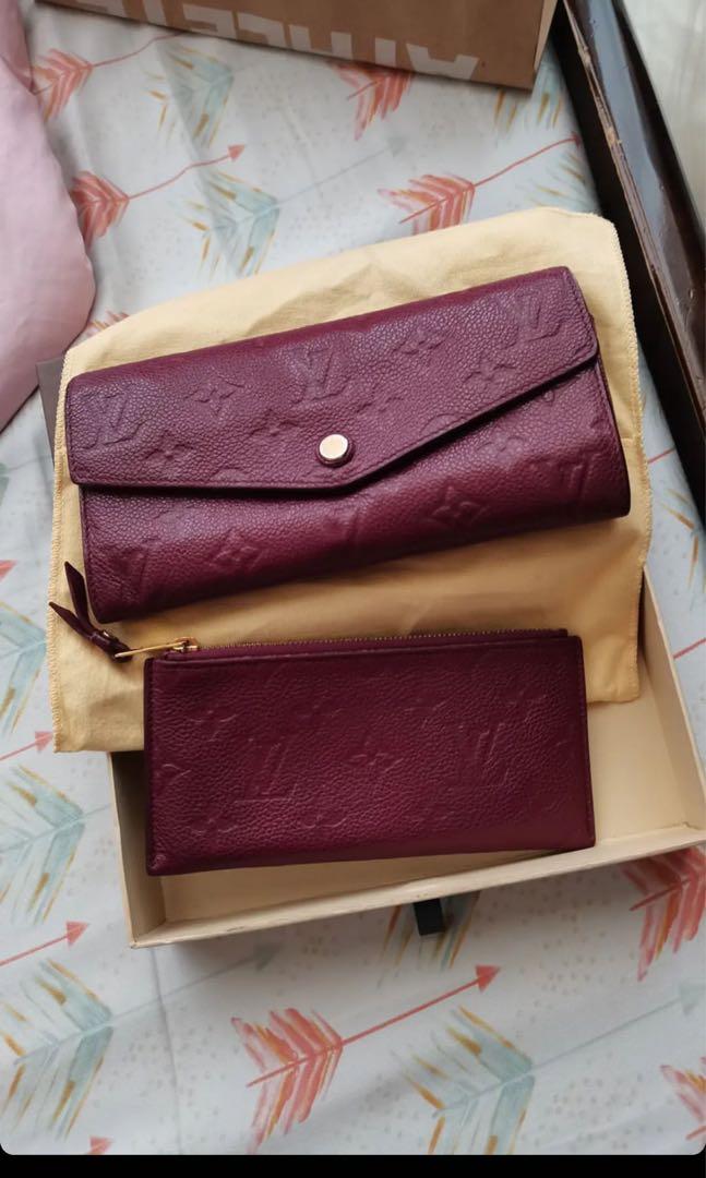 LV Aurore Empreinte Curieuse Wallet (Category: Luxury Bags & Wallets) located in Makati City. Submitted by damoreluxe (Listing ID 1168502638, Image 2). Description: 💯% Authentic LV Aurore Empreinte Curieuse Wallet With insert, complete inclusions (box, dustbag, cards) Made in Spain .