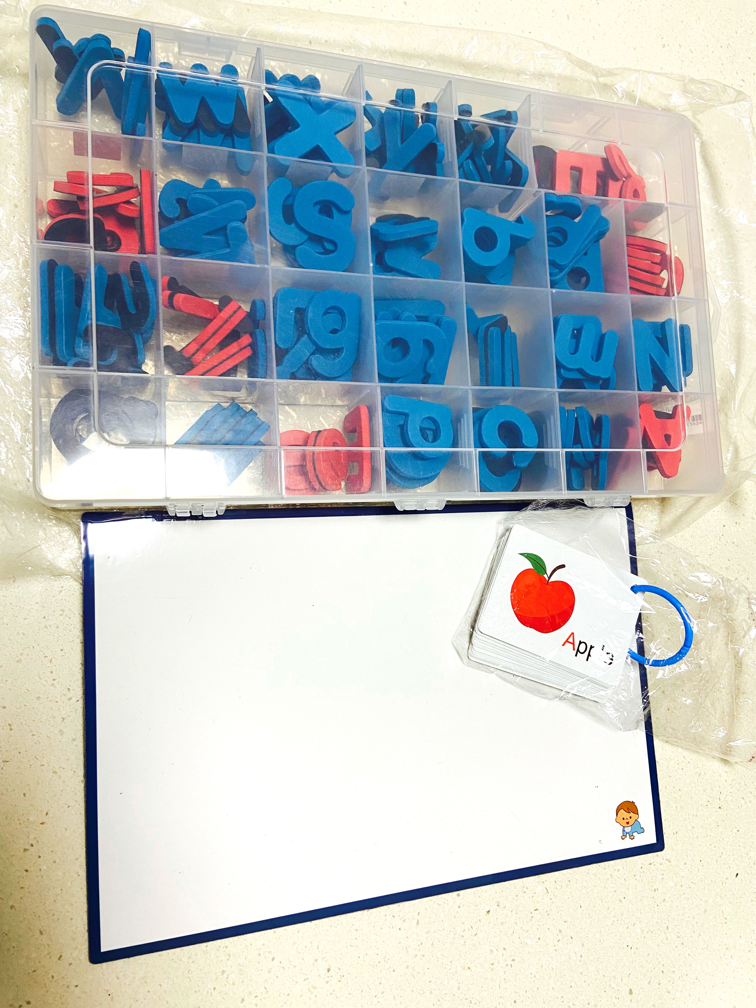 alphabet Letters and Board, Hobbies & Toys, Toys & Games on